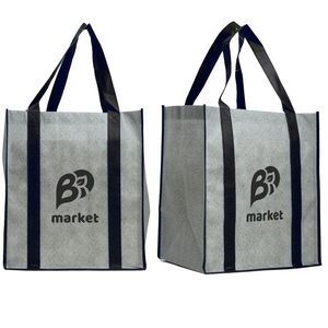 Heathered Jumbo Non-Woven Tote Bag