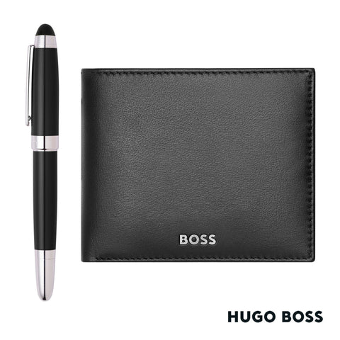 Hugo Boss® Rollerball Pen & Wallet Set