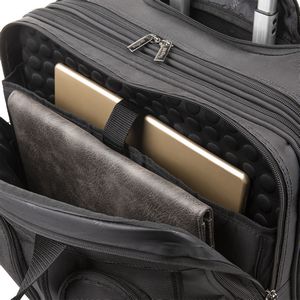Bugatti Warren Business Case on Wheels w/Bottom Grip Handle