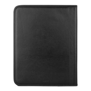 Bugatti Vegan Leather Ring Binder 1-inch with card Slots and zip around closure