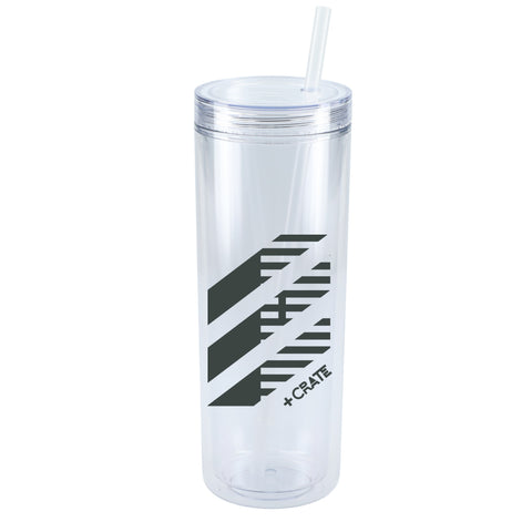 Chroma Recycled Acrylic Skinny Tumbler 16oz