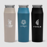 Majesty Recycled Stainless Steel Leakproof Lid Bottle - 20 oz. - Laser Engraved