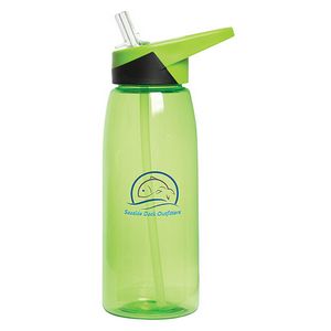 Clasher 750 Ml. (25 Fl. Oz.) Tritan™ Bottle With Straw