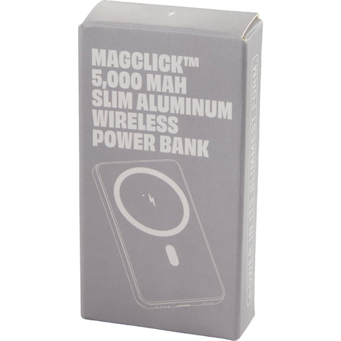 MagClick™ 5,000 mAh Slim Aluminum Power Bank