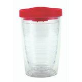 12ORBTMB Clear Tumbler/Red Lid