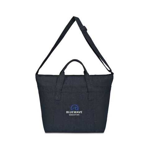 Recycled Cotton Weekender Tote - AWARE - Indigo Denim
