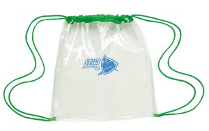 Clear Game Drawstring Backpack