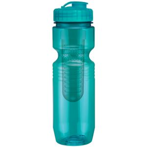 Smoke Gray/Translucent Aqua Blue Lid Blank