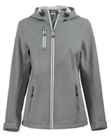 Clique Telemark Eco Stretch Softshell Full Zip Womens Hooded Jacket