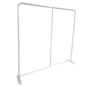 8'W x 8'H EuroFit Straight Wall Hardware Only, Frame and Carry Case. Graphics are not included