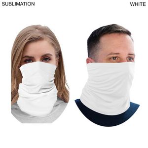 Team Neck Gaiter, Sublimated lightweight Seamless Gaiter, Jersey Fabric, 2way stretch, raw edges