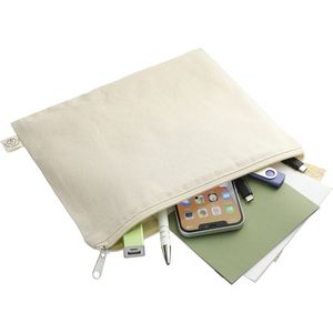 Organic 8oz Cotton Flat Travel Pouch
