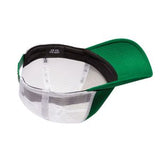 Kelly Green/White Blank Upside Down View