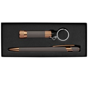 Ellipse & Chroma Softy Rose Gold Classic Ribbon Gift Set - Laser