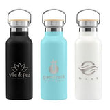 Oahu - 16 oz. Double-Wall Stainless Canteen Bottle - Laser