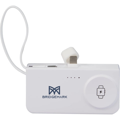 Hue Plus 5000 mAh Power Bank with Watch Charger