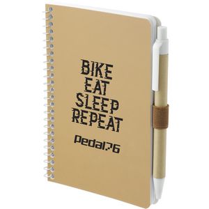 4'' x 6'' FSC® Mix Pocket Spiral Notebook with Pen