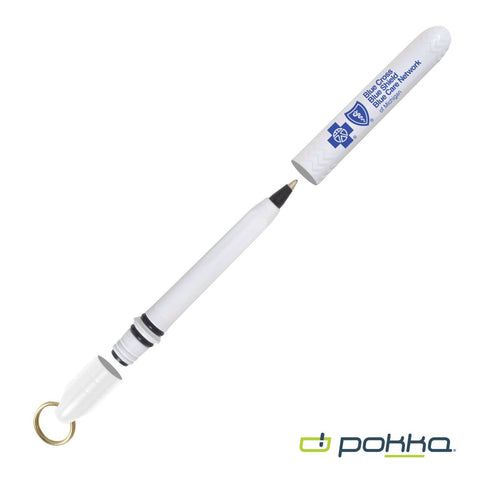 Pokka? Pocket Pen w/Dock & Gold Keyring