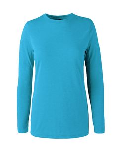 Aqua Heather Blue Blank Front