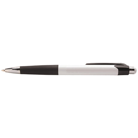 White with Blue Ink
