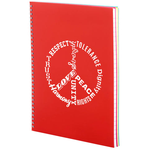 8.5'' x 11'' FSC® Mix Remark 5-subject Notebook