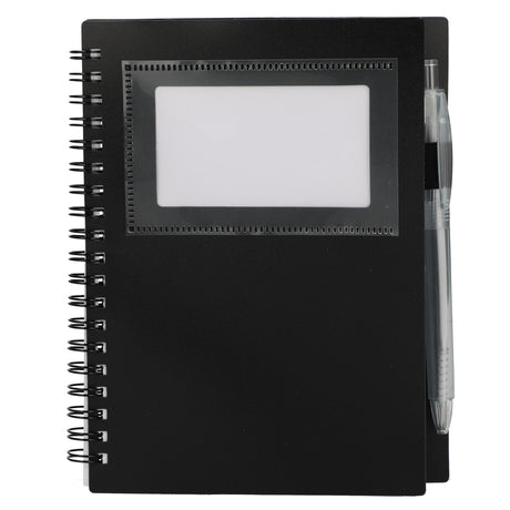 5'' x 7'' FSC® Recycled Star Spiral Notebook with Pen