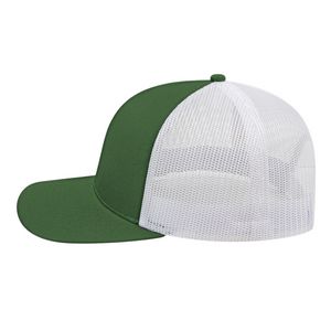 000379 Cap America Poly/Cotton Trucker Mesh Back Cap