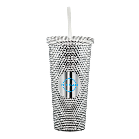 Crenshaw Textured Tumbler w/ Straw - 21oz
