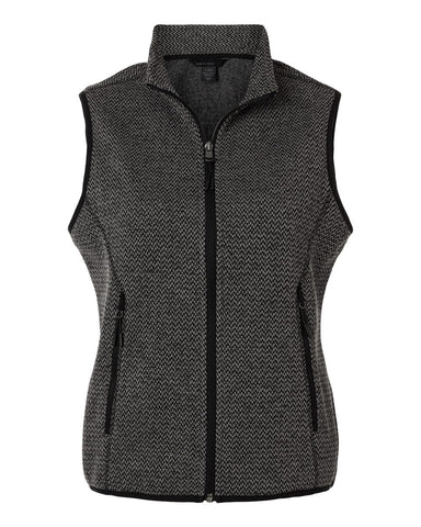 NORTH END® Women's Jasper Jacquard Fleece Vest