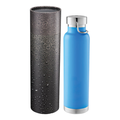 22 Oz. Thor Copper Vac Bottle w/Cylindrical Box