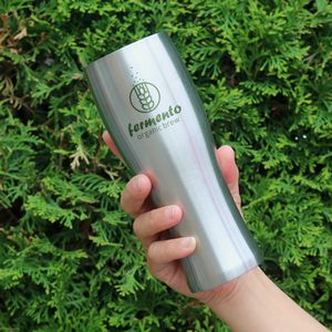 Brewmaster Tall Stainless 500 Ml. (17 Fl. Oz.) Pint Glass Tumbler