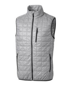 Cutter & Buck Rainier PrimaLoft? Mens Big and Tall Eco Insulated Full Zip Puffer Vest