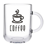 Ionic, 11oz clear glass mug