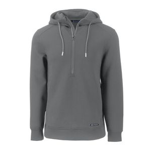 Cutter & Buck Roam Eco Half Zip Recycled Mens Hooded Pullover