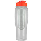 Clear/Translucent Orange Lid Blank