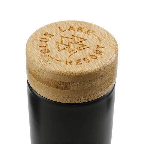 Arlo Ceramic Tumbler with Bamboo lid 11oz