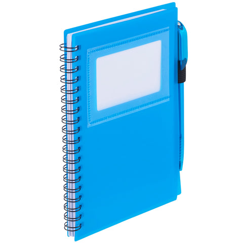 5.5'' x 7'' FSC® Mix Star Spiral Notebook with Pen