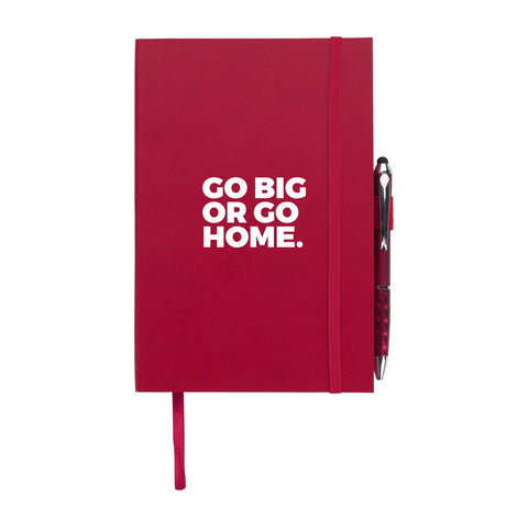 Good Value™ Color Edge Journal with Metallic Stylus Pen