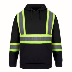 Long Haul Adult Hi-Vis Pullover Hooded Sweatshirt