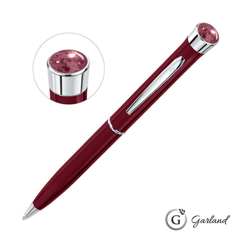 Garland? Color Aura Twist Ballpoint Pen - Chrome Accent