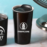 Mulholland 450 Ml. (15 Fl Oz.) Ceramic Tumbler with Lid