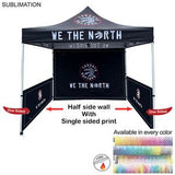 Half Side Wall for 10x10 Tent Kit, Sublimated, Single Sided Print
