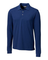 Cutter & Buck Advantage Tri-Blend Pique Mens Long Sleeve Polo