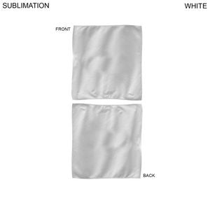 Colored Microfiber Dri-Lite Terry Golf Towel, 15x15, Nofold Grommet & Hook, Sublimated 2 sides