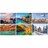 Full Colour Let's Travel Spiral Wall Calendar