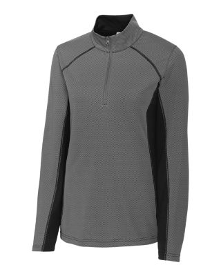 Clique Ice Pique Colorblock Womens Half Zip Tech Pullover
