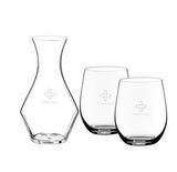 ~ Just Us Two - RIEDEL Decanter and Cabernet wine glass set in an Ovation Gift box - Etched