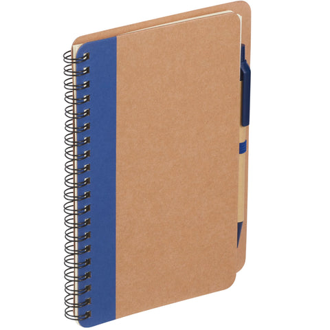 5'' x 7'' FSC® Mix Eco-Friendly Spiral Notebook with Pen