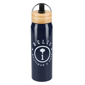 Billy 26oz Eco-Friendly Aluminum Bottle W/ FSC® 100% Bamboo Lid