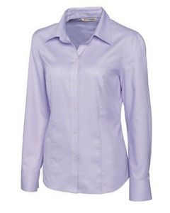 Cutter & Buck Epic Easy Care Nailshead Womens Long Sleeve Dress Shirt